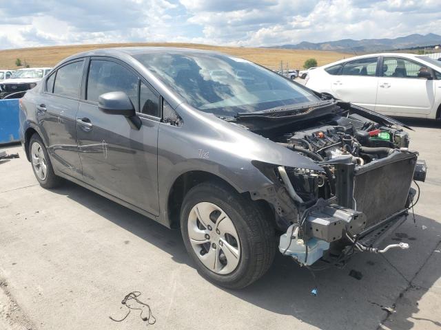 2HGFB2F59DH586946 - 2013 HONDA CIVIC LX GRAY photo 4