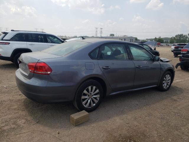 1VWAH7A38DC054713 - 2013 VOLKSWAGEN PASSAT S ნაცრისფერი ფოტო 3