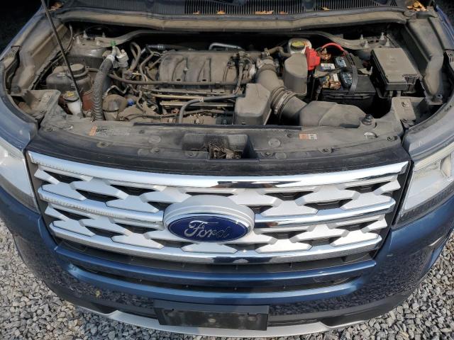 1FM5K8D89KGA15018 - 2019 FORD EXPLORER XLT Көк фото 12