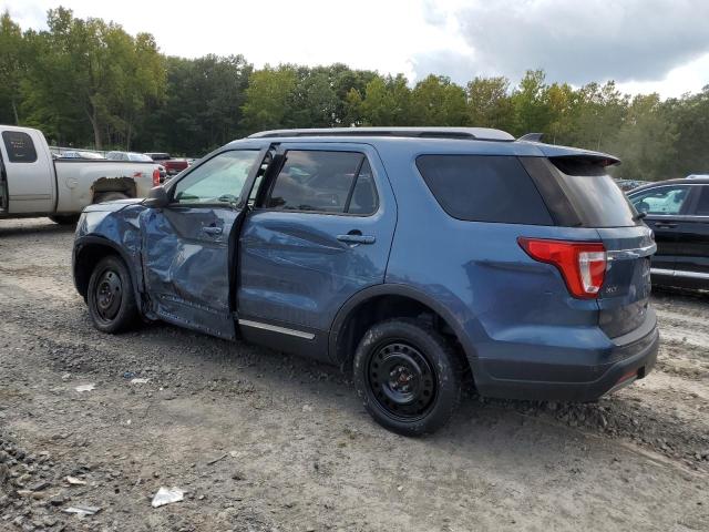 1FM5K8D89KGA15018 - 2019 FORD EXPLORER XLT Көк фото 2