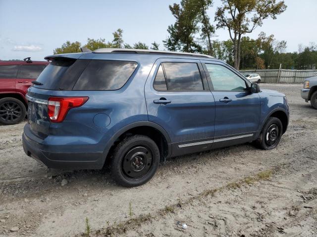 1FM5K8D89KGA15018 - 2019 FORD EXPLORER XLT Көк фото 3