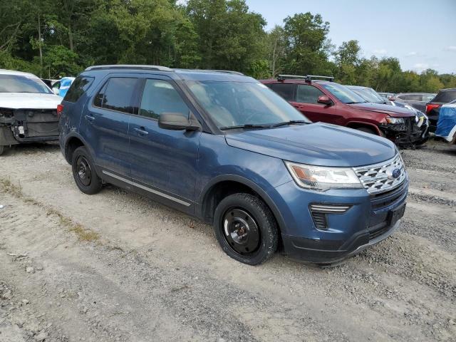 1FM5K8D89KGA15018 - 2019 FORD EXPLORER XLT Көк фото 4