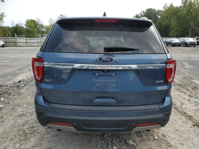 1FM5K8D89KGA15018 - 2019 FORD EXPLORER XLT Көк фото 6