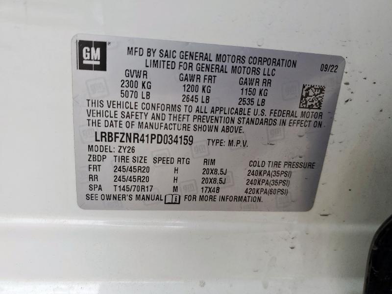 LRBFZNR41PD034159 - 2023 BUICK ENVISION ESSENCE Ağ foto 13