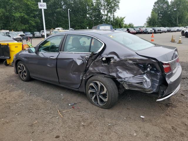 1HGCR2F92HA290740 - 2017 HONDA ACCORD EXL GRAY photo 2