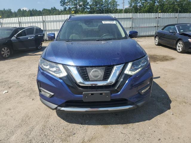 5N1AT2MV2HC849484 - 2017 NISSAN ROGUE SV BLUE photo 5