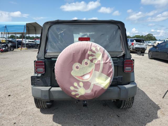 1C4AJWAG5CL121755 - 2012 JEEP WRANGLER SPORT GREEN photo 6