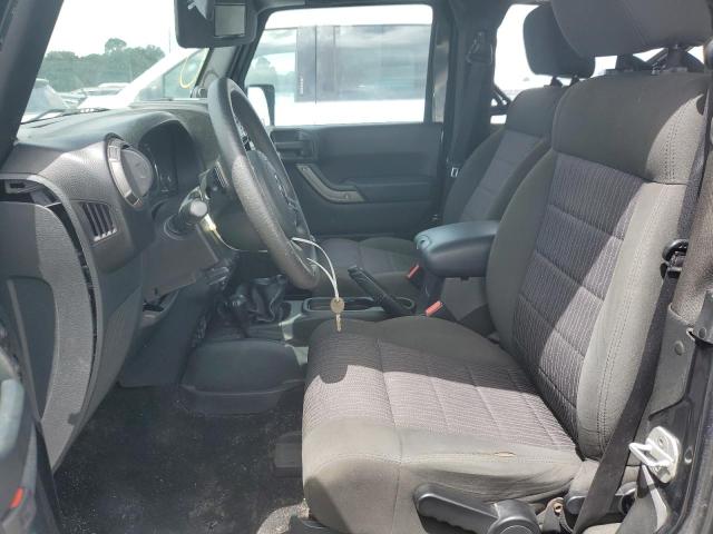 1C4AJWAG5CL121755 - 2012 JEEP WRANGLER SPORT GREEN photo 7