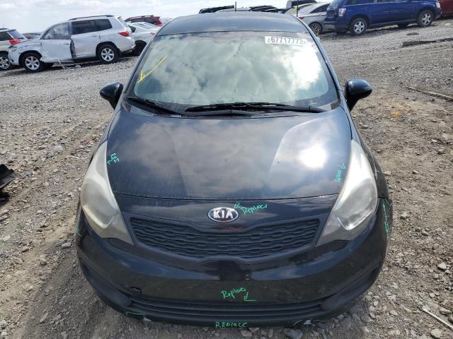 KNADM4A37E6348157 - 2014 KIA RIO LX BLACK photo 5