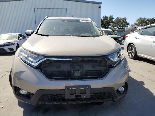 5J6RW2H90JL008534 - 2018 HONDA CR-V TOURING BEIGE photo 5