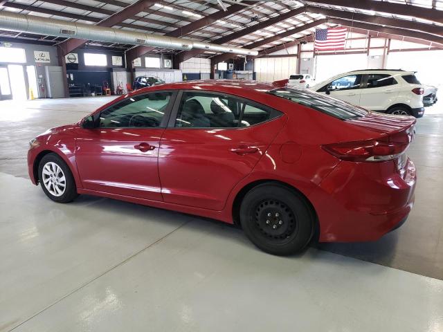 KMHD74LF7HU394553 - 2017 HYUNDAI ELANTRA SE RED photo 2