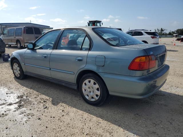 2HGEJ6617YH510926 - 2000 HONDA CIVIC BASE GRAY photo 2