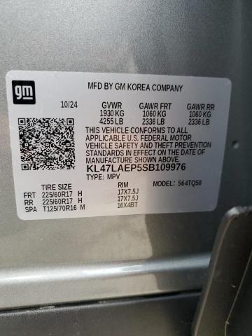 KL47LAEP5SB109976 - 2025 BUICK ENVISTA PREFERRED SILVER photo 13