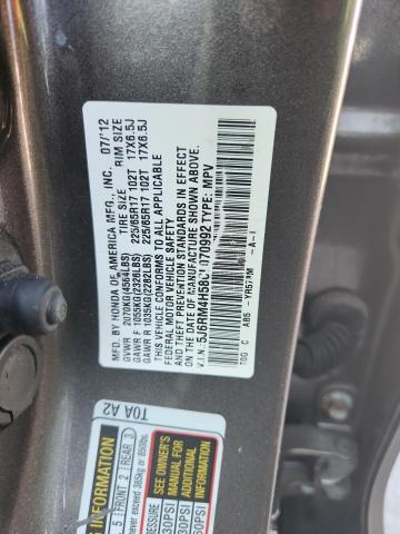 5J6RM4H58CL070992 - 2012 HONDA CR-V EX GRAY photo 14