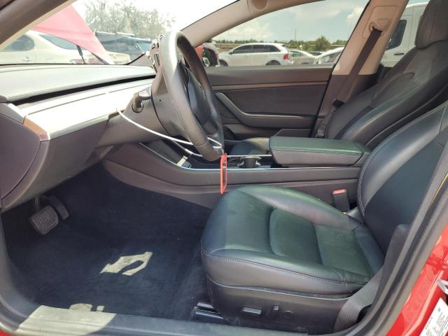 5YJ3E1EA1LF784975 - 2020 TESLA MODEL 3 Червоний фото 7