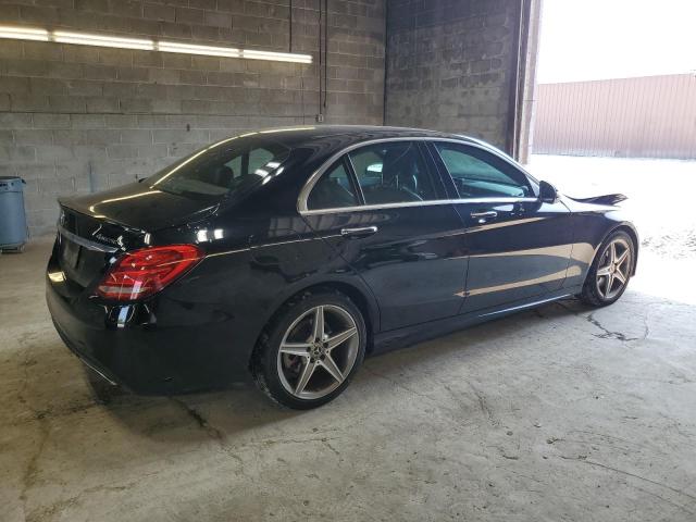 55SWF4KB2JU243227 - 2018 MERCEDES-BENZ C 300 4MATIC BLACK photo 3