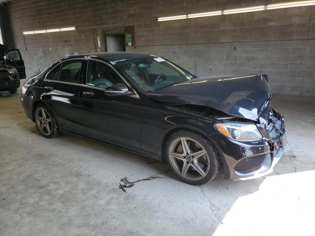 55SWF4KB2JU243227 - 2018 MERCEDES-BENZ C 300 4MATIC BLACK photo 4