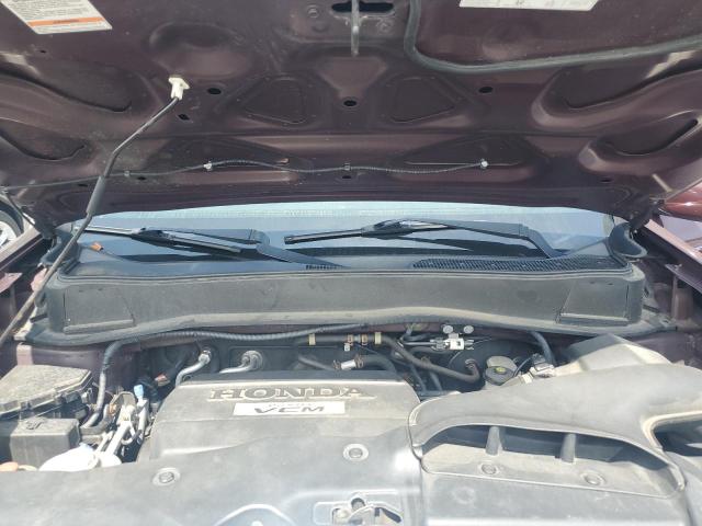 5FNYF48429B047724 - 2009 HONDA PILOT EX მუქწითელი ფოტო 12