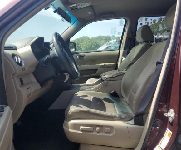 5FNYF48429B047724 - 2009 HONDA PILOT EX მუქწითელი ფოტო 7