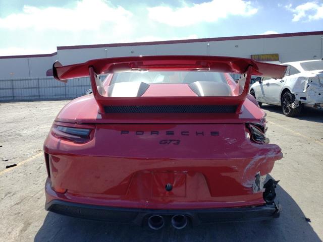 WP0AC2A99JS175129 - 2018 PORSCHE 911 GT3 RED photo 6