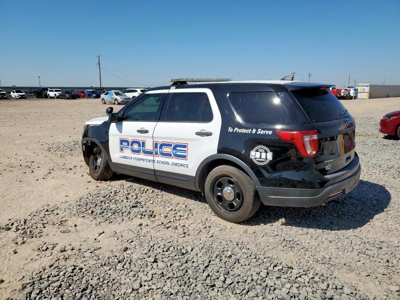 1FM5K8AR2JGC17453 - 2018 FORD EXPLORER POLICE INTERCEPTOR BLACK photo 2
