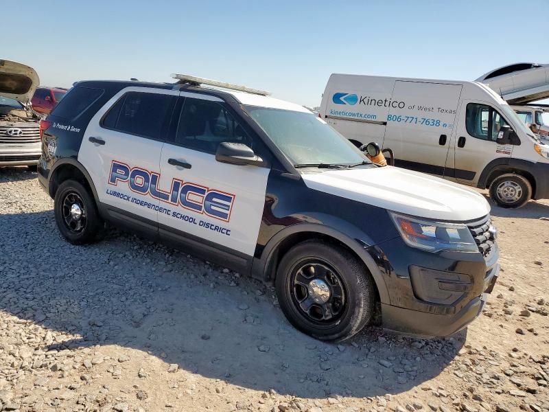 1FM5K8AR2JGC17453 - 2018 FORD EXPLORER POLICE INTERCEPTOR BLACK photo 4