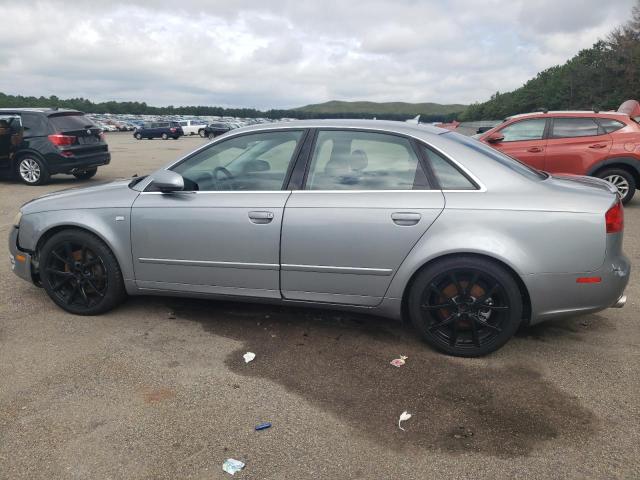 WAUDH78E77A027779 - 2007 AUDI A4 3.2 QUATTRO SILVER photo 2