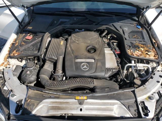 55SWF4KB7FU030751 - 2015 MERCEDES-BENZ C 300 4MATIC WHITE photo 11