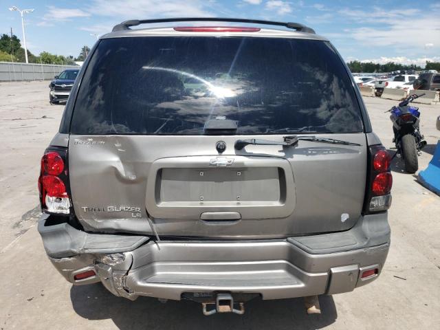 1GNDT13S362205151 - 2006 CHEVROLET TRAILBLAZE LS GRAY photo 6