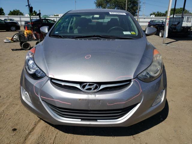 KMHDH4AE5DU575443 - 2013 HYUNDAI ELANTRA GLS SILVER photo 5