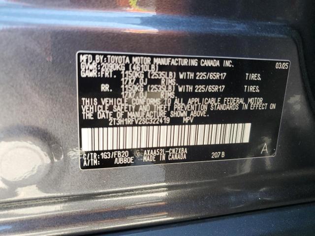 2T3H1RFV2SC322419 - 2025 TOYOTA RAV4 LE Boz foto 14