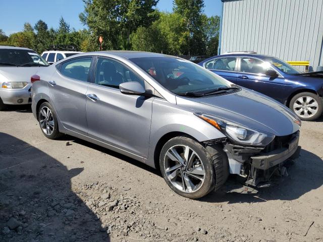 KMHDH4AEXEU061301 - 2014 HYUNDAI ELANTRA SE GRAY photo 4