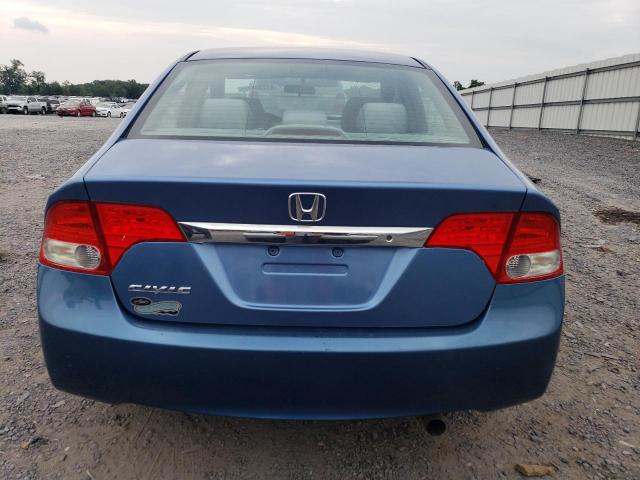 2HGFA16569H544612 - 2009 HONDA CIVIC LX BLUE photo 6