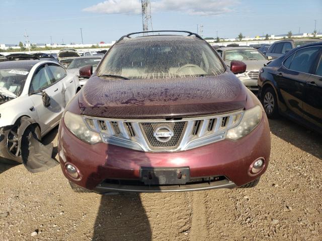 JN8AZ18W29W142373 - 2009 NISSAN MURANO S BURGUNDY photo 5