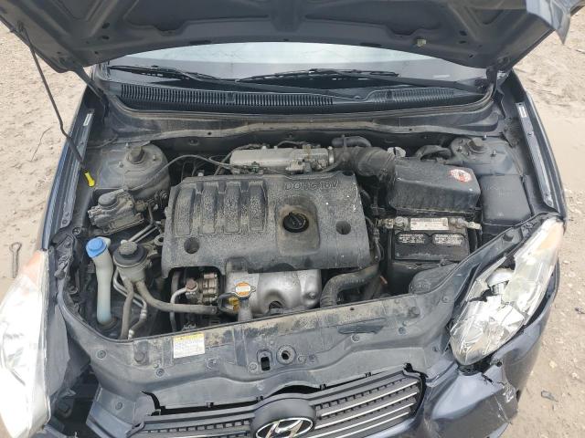 KMHCN4ACXBU604385 - 2011 HYUNDAI ACCENT GLS BLUE photo 11