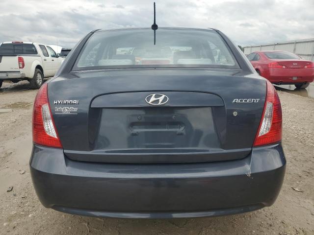 KMHCN4ACXBU604385 - 2011 HYUNDAI ACCENT GLS BLUE photo 6