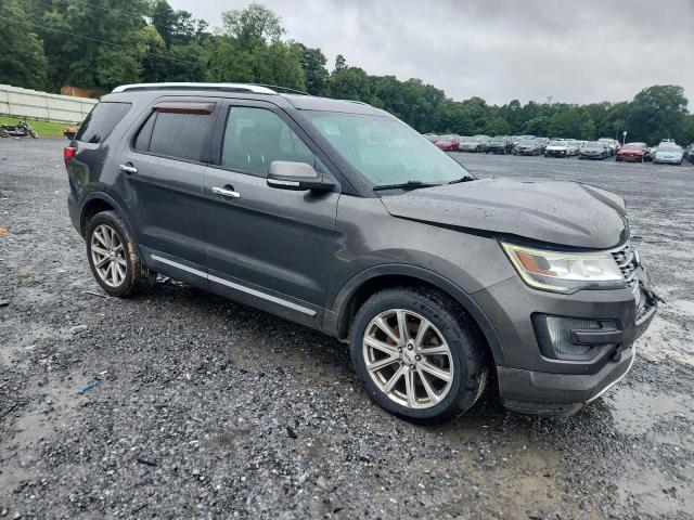 1FM5K8F8XGGA36237 - 2016 FORD EXPLORER LIMITED ნაცრისფერი ფოტო 4