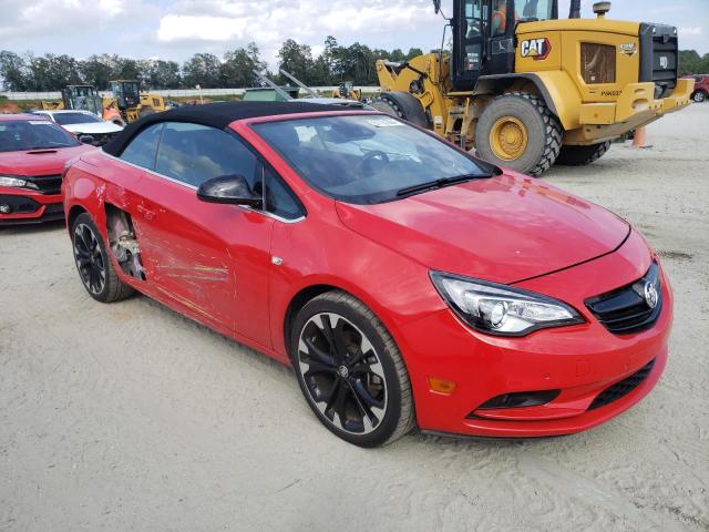 W04WJ3N53HG074958 - 2017 BUICK CASCADA SPORT TOURING RED photo 4