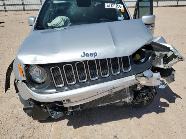 ZACCJABB2JPJ43510 - 2018 JEEP RENEGADE LATITUDE SILVER photo 12