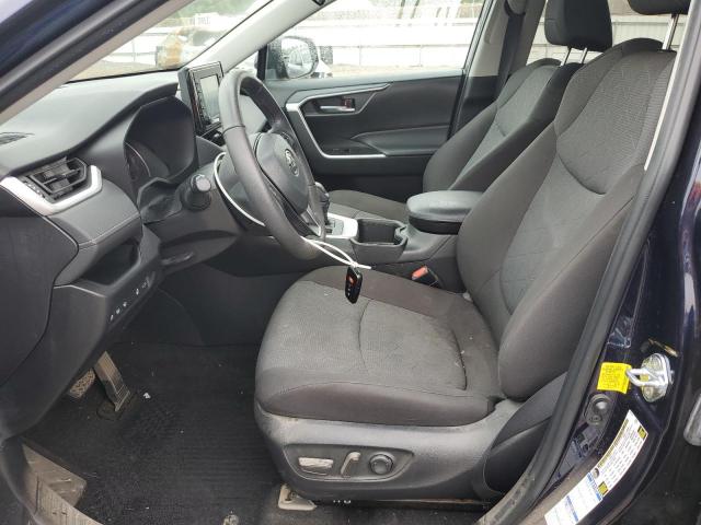 2T3P1RFV7NW285480 - 2022 TOYOTA RAV4 XLE BLUE photo 7