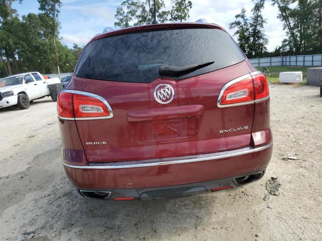 5GAKRBKD3HJ113667 - 2017 BUICK ENCLAVE RED photo 6