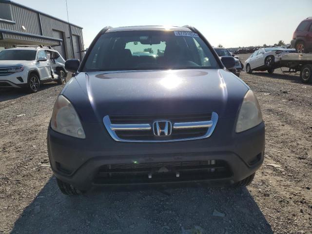 JHLRD78814C058284 - 2004 HONDA CR-V EX BLUE photo 5