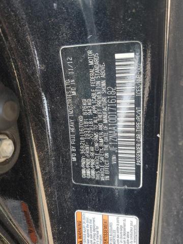 JF1ZNAA10D1716182 - 2013 TOYOTA SCION FR-S შავი ფოტო 12