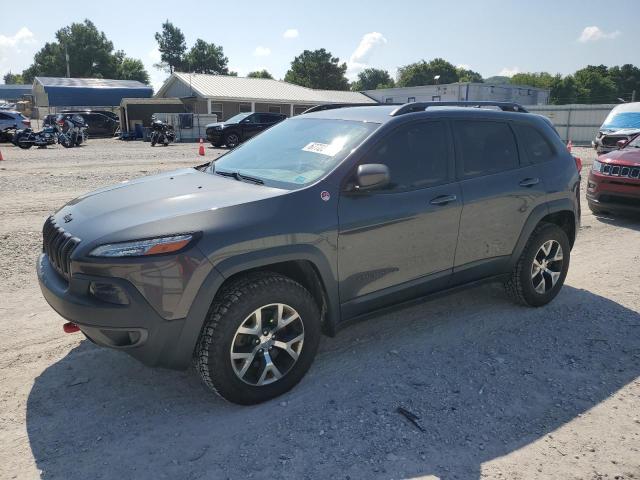 1C4PJMBS0FW790472 - 2015 JEEP CHEROKEE TRAILHAWK GRAY photo 1