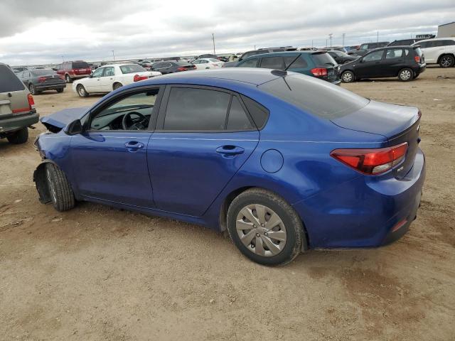 3KPA24AB3KE227957 - 2019 KIA RIO S BLUE photo 2