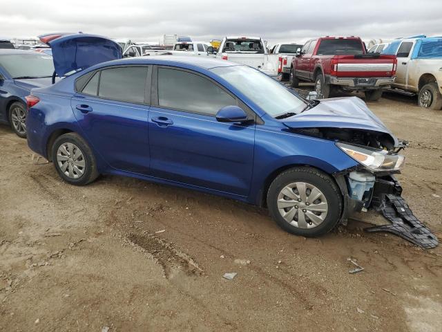 3KPA24AB3KE227957 - 2019 KIA RIO S BLUE photo 4