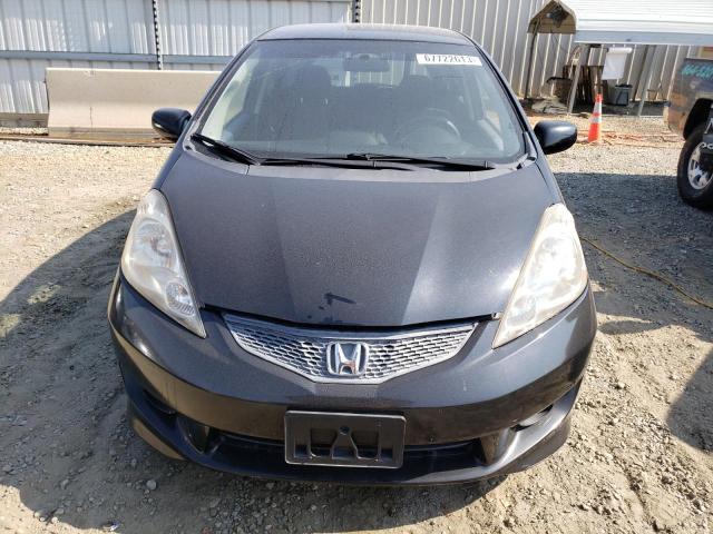 JHMGE8H43AC014043 - 2010 HONDA FIT SPORT BLACK photo 5