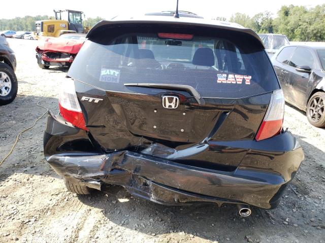 JHMGE8H43AC014043 - 2010 HONDA FIT SPORT BLACK photo 6