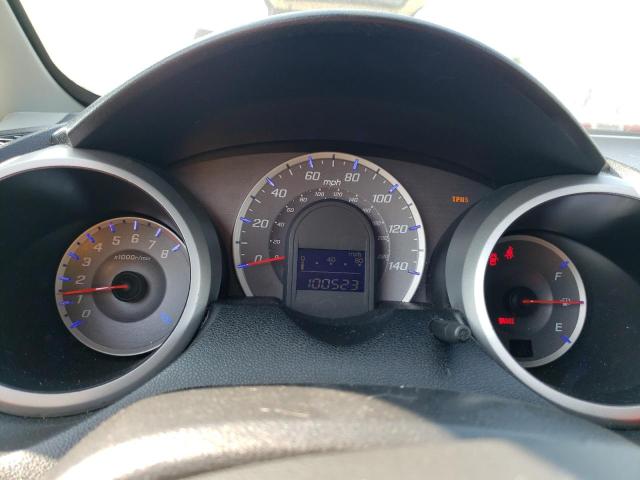 JHMGE8H43AC014043 - 2010 HONDA FIT SPORT BLACK photo 9