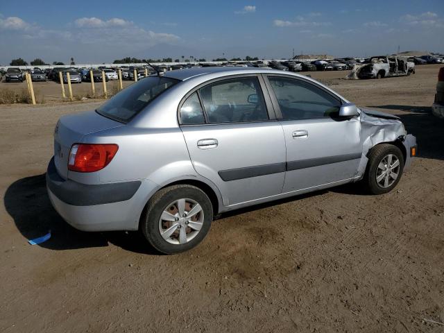 KNADE123686307811 - 2008 KIA RIO BASE SILVER photo 3